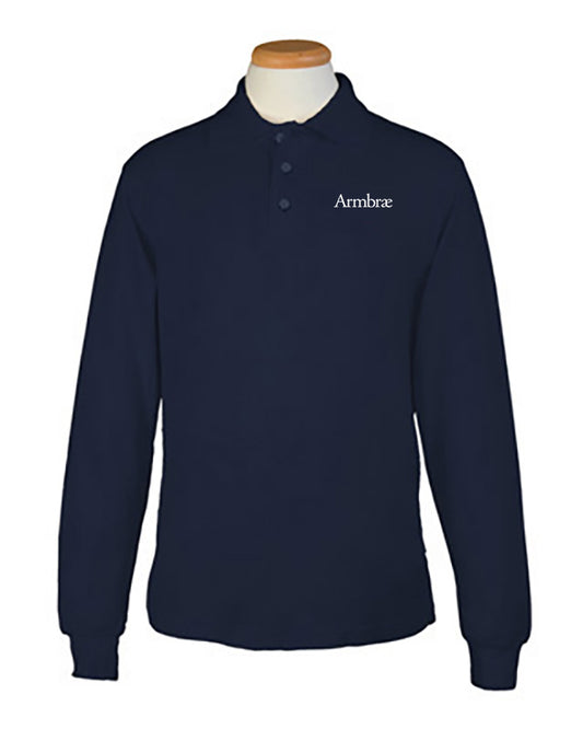 Long Sleeve Polo Middle and Upper School