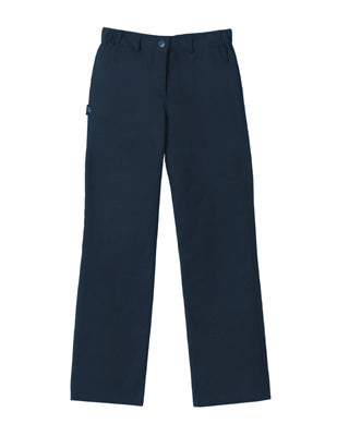 Girls pant - side elastic waistband navy middle and upper school