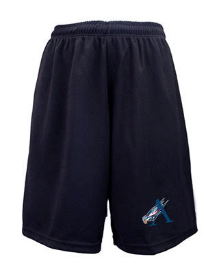 Unisex wicking gym short Middle and Upper School
